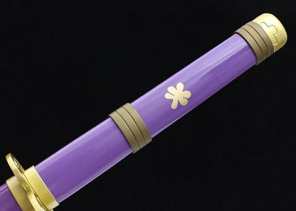 Roronoa Zoro Purple Wooden Katana 104cm - One Piece