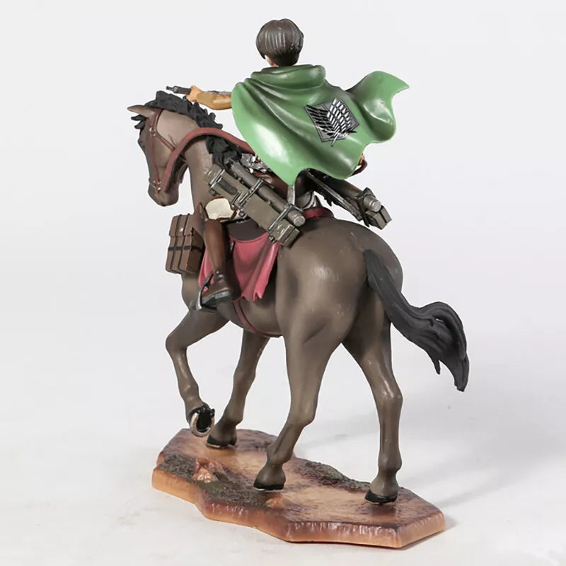 Levi on Horse 19cm Action Figure - Attack on Titan