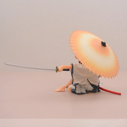 Luffy Sitting With Umbrella Action Figure 13cm - One Piece