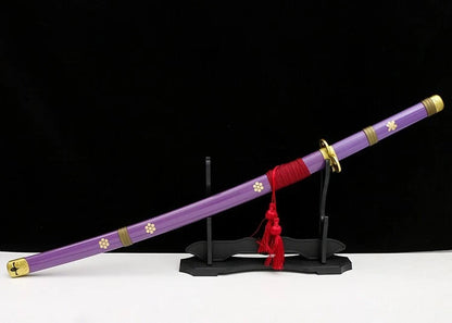 Roronoa Zoro Purple Wooden Katana 104cm - One Piece