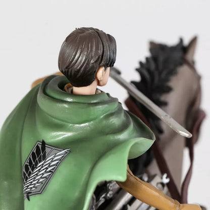Levi on Horse 19cm Action Figure - Attack on Titan