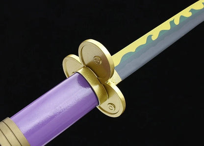 Roronoa Zoro Purple Wooden Katana 104cm - One Piece