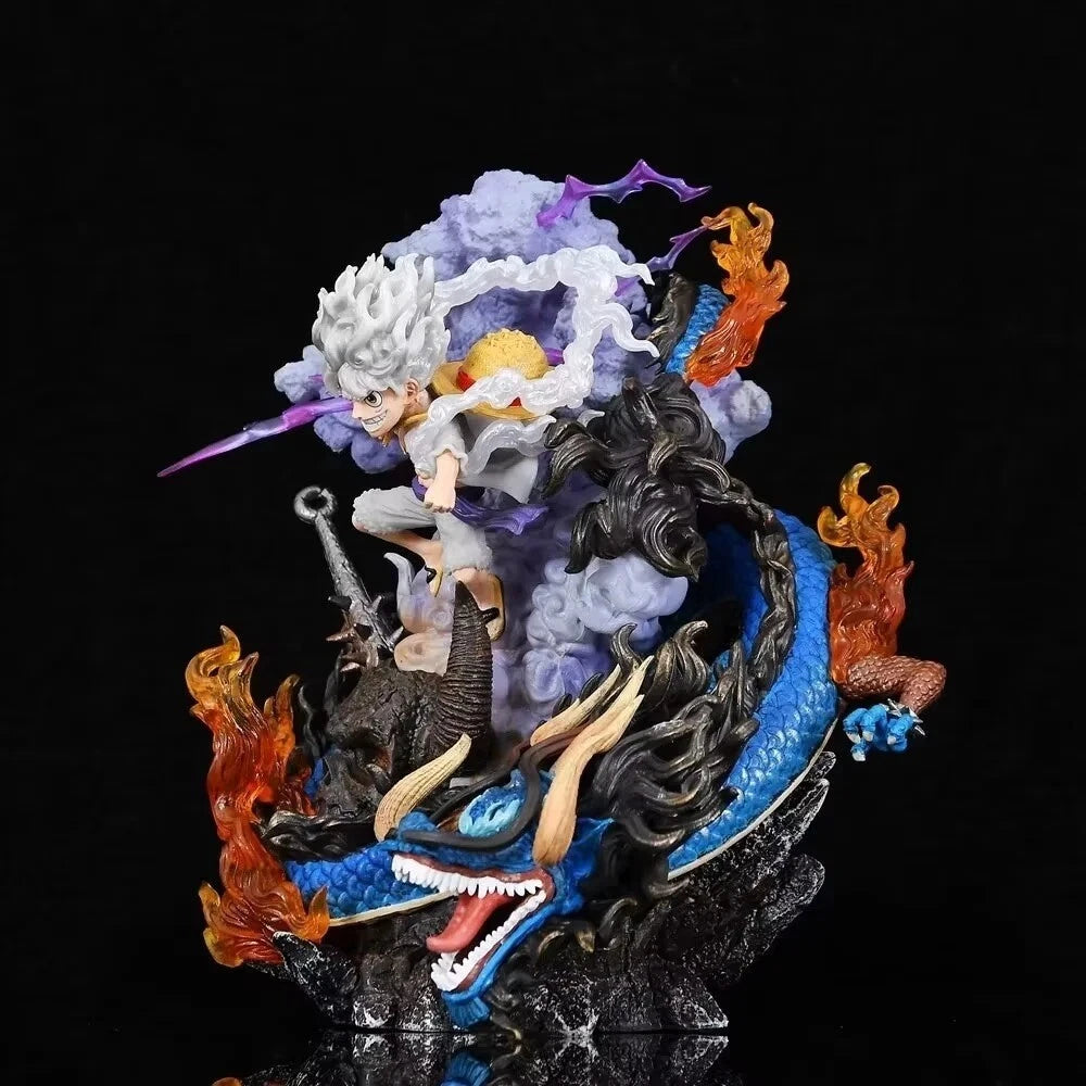 Battle Nika Luffy VS Kaido Luminous 21cm Action Figure - One Piece