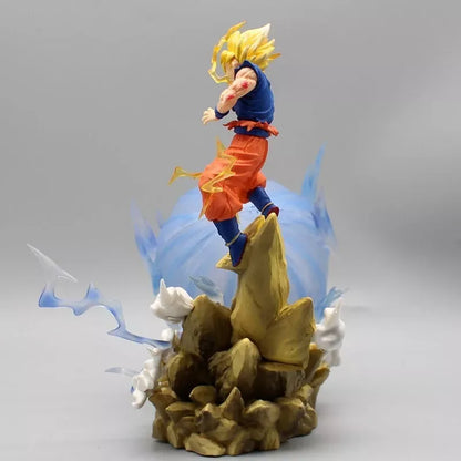 Buu vs Goku Super Saiyan Genki Bomb 20cm Action Figure - Dragon Ball Z