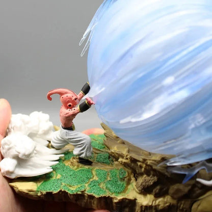 Buu vs Goku Super Saiyan Genki Bomb 20cm Action Figure - Dragon Ball Z