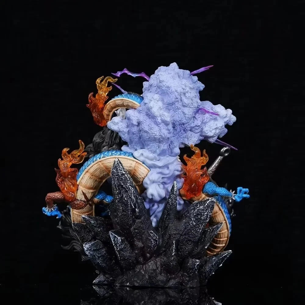 Battle Nika Luffy VS Kaido Luminous 21cm Action Figure - One Piece