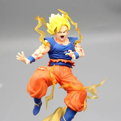 Buu vs Goku Super Saiyan Genki Bomb 20cm Action Figure - Dragon Ball Z