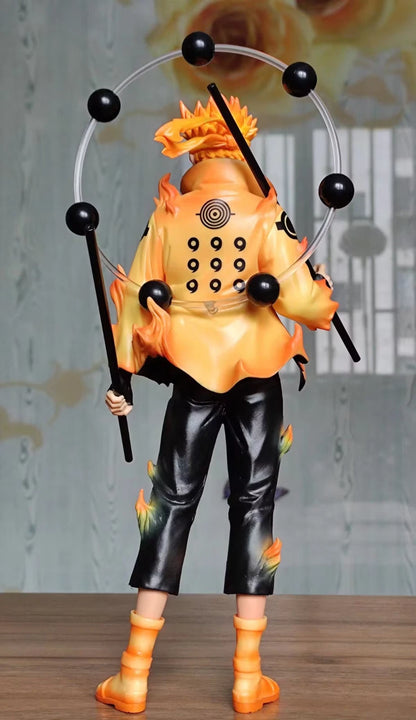 Naruto Action Figure 28 cm Anime Sage Spinning Flame  - Naruto