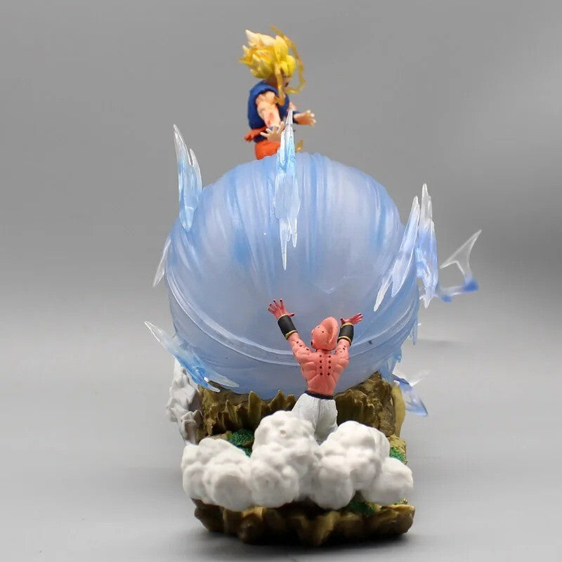Buu vs Goku Super Saiyan Genki Bomb 20cm Action Figure - Dragon Ball Z