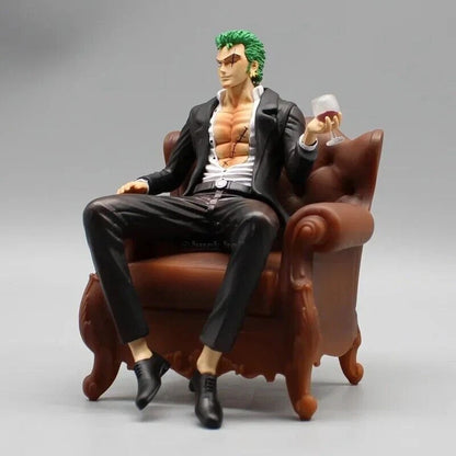 Roronoa Zoro Suit Sofa 14cm Action Figure - One Piece