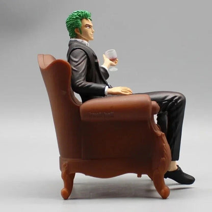 Roronoa Zoro Suit Sofa 14cm Action Figure - One Piece