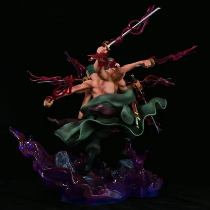 Zoro 6 Arm Demon God Action Figure 33 cm Height With Premium Box - One Piece