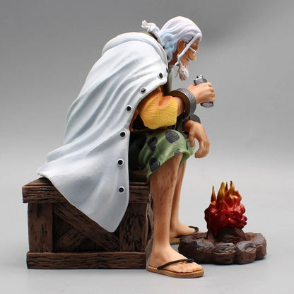 Silvers Rayleigh Sitting 16cm Action Figure - One Piece