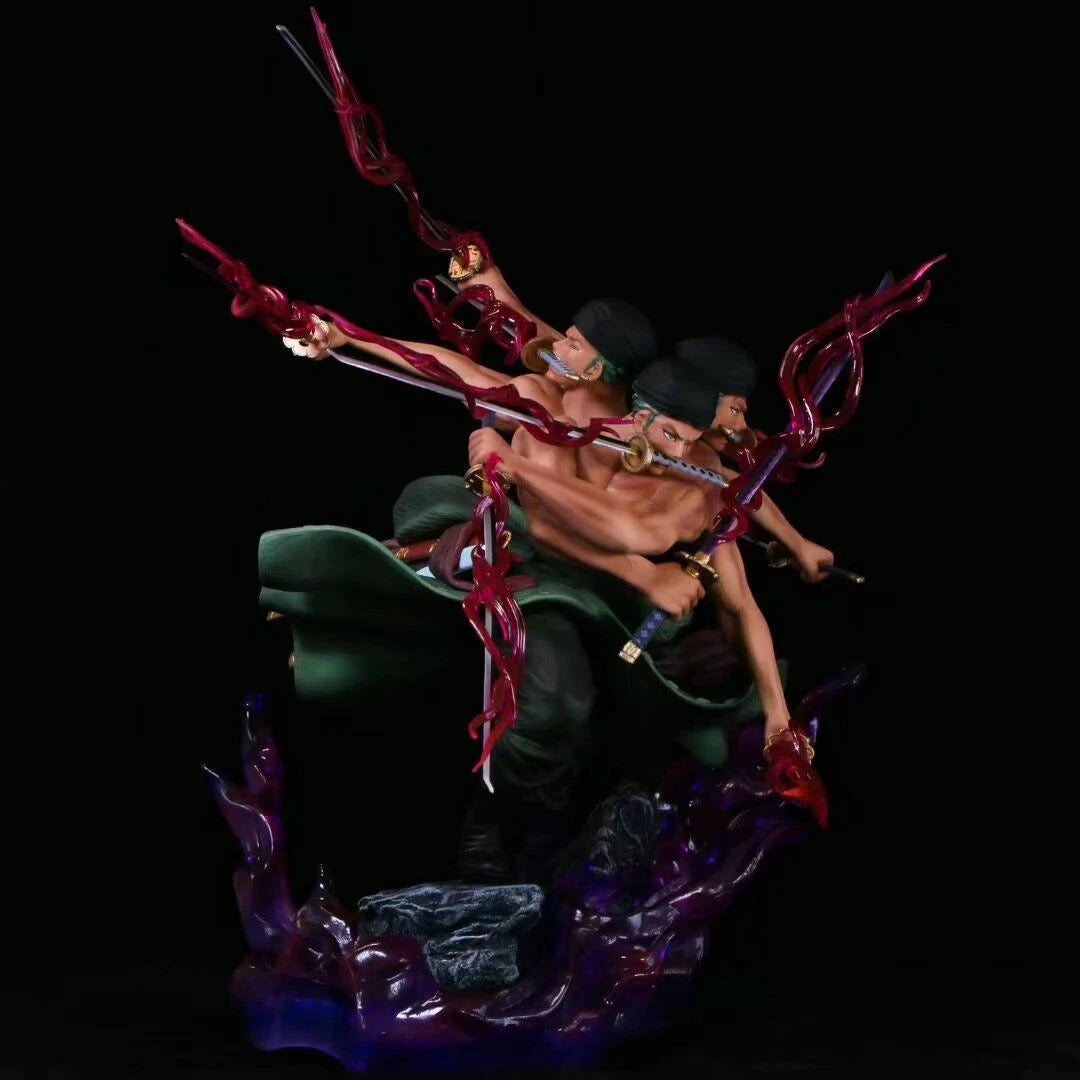 Zoro 6 Arm Demon God Action Figure 33 cm Height With Premium Box - One Piece