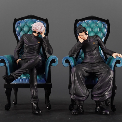 Satoru Gojo Geto Suguru Sitting Sofa 24cm Figure - Jujutsu Kaisen