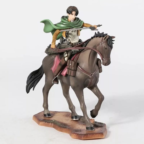 Levi on Horse 19cm Action Figure - Attack on Titan