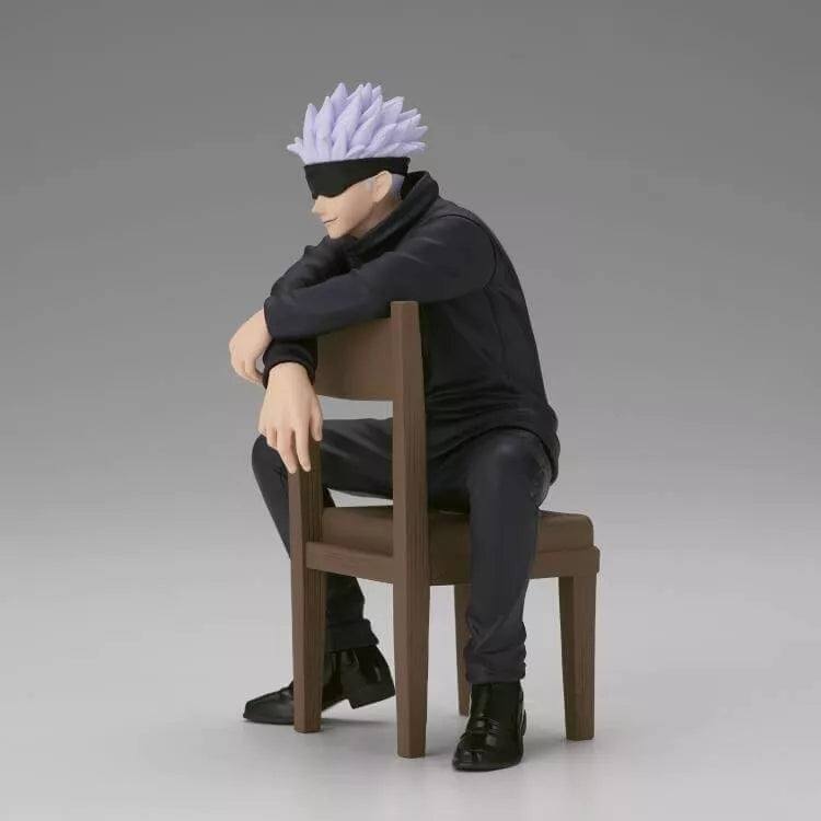 Satoru Gojo Sitting On Chair 12cm Figure - Jujutsu Kaisen