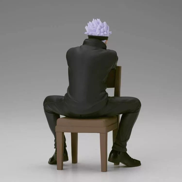 Satoru Gojo Sitting On Chair 12cm Figure - Jujutsu Kaisen