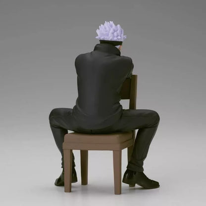 Satoru Gojo Sitting On Chair 12cm Figure - Jujutsu Kaisen