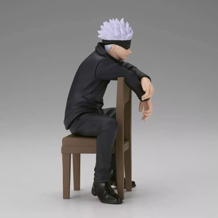 Satoru Gojo Sitting On Chair 12cm Figure - Jujutsu Kaisen