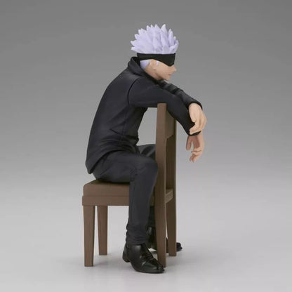 Satoru Gojo Sitting On Chair 12cm Figure - Jujutsu Kaisen