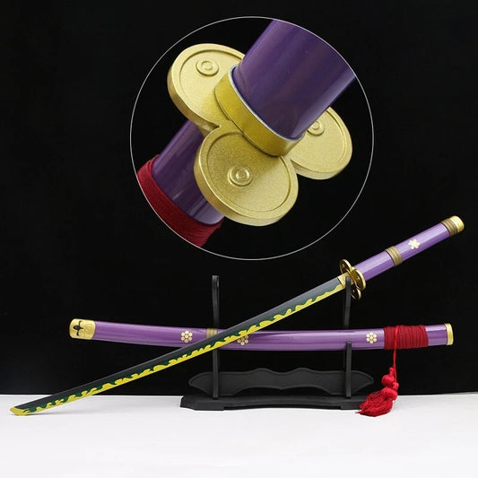 Roronoa Zoro Purple Wooden Katana 104cm - One Piece