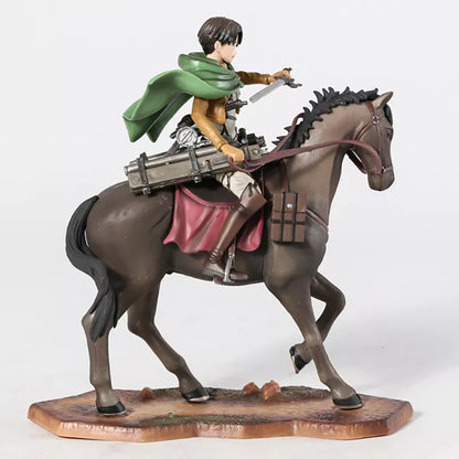 Levi on Horse 19cm Action Figure - Attack on Titan