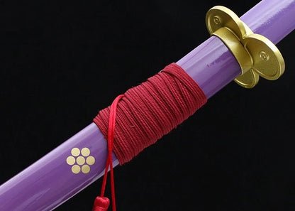 Roronoa Zoro Purple Wooden Katana 104cm - One Piece