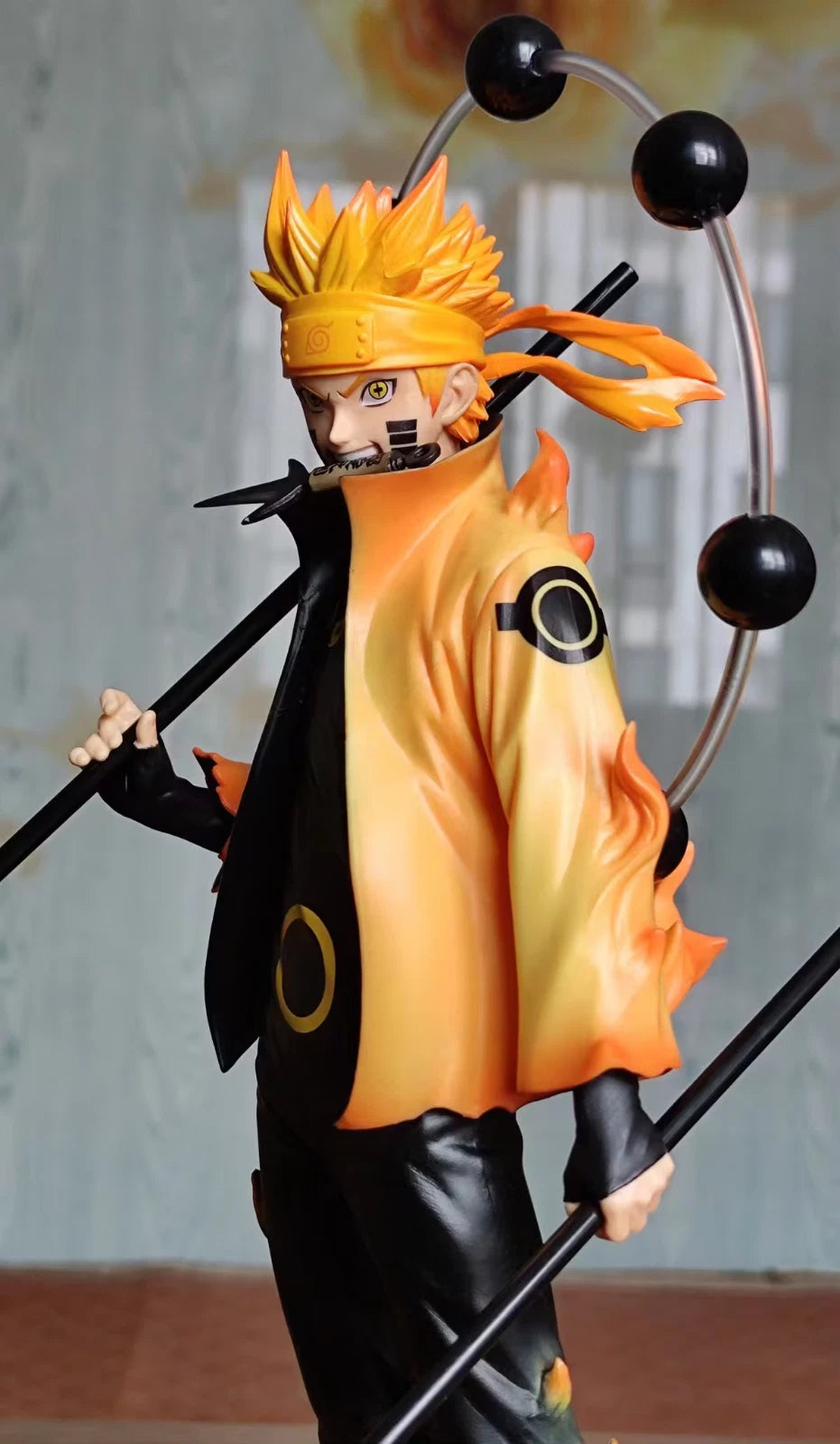 Naruto Action Figure 28 cm Anime Sage Spinning Flame  - Naruto