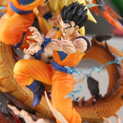 Super Trio Dragon Fist Father and Son Figure 27cm Action Figure - Dragon Ball Z