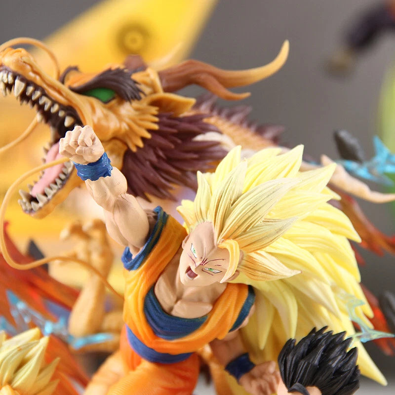 Super Trio Dragon Fist Father and Son Figure 27cm Action Figure - Dragon Ball Z