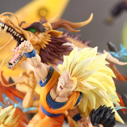 Super Trio Dragon Fist Father and Son Figure 27cm Action Figure - Dragon Ball Z