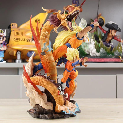 Super Trio Dragon Fist Father and Son Figure 27cm Action Figure - Dragon Ball Z