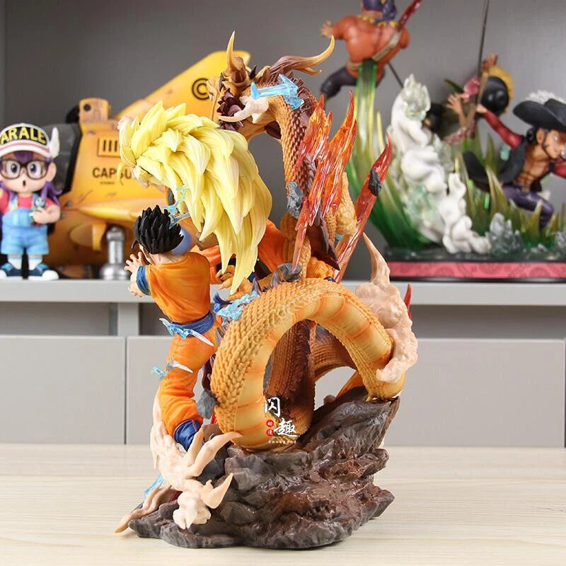 Super Trio Dragon Fist Father and Son Figure 27cm Action Figure - Dragon Ball Z
