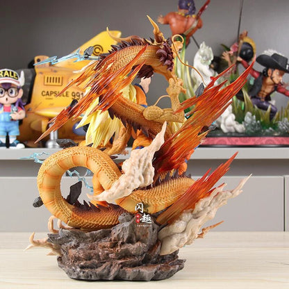 Super Trio Dragon Fist Father and Son Figure 27cm Action Figure - Dragon Ball Z