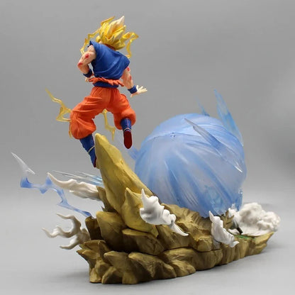 Buu vs Goku Super Saiyan Genki Bomb 20cm Action Figure - Dragon Ball Z