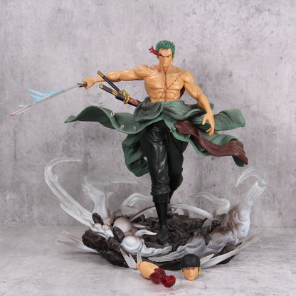 Zoro Cloud Bottom Double Head 27cm Action Figure - One Piece