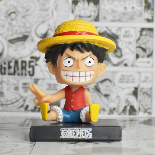 Luffy Victory Cute Bobblehead 12cm