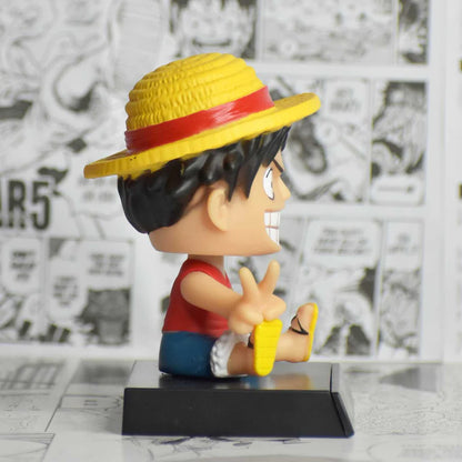 Luffy Victory Cute Bobblehead 12cm